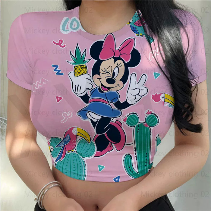 Dio Golden Disney Stitch Crop Top - Dio Kollections