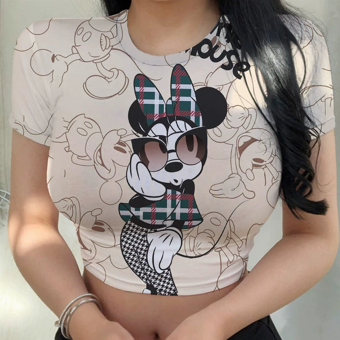 Dio Golden Disney Stitch Crop Top - Dio Kollections