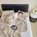 Rabbit Velvet Blanket Solid Color Summer Season Bedding Thickened Warm Milk Velvet Blanket Flannel Cover Blanket Nap Sofa Blanket - Dio Kollections