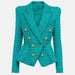 Dio Elegant Slim Fit Tweed Blazer with Tassel Detail - Dio Kollections