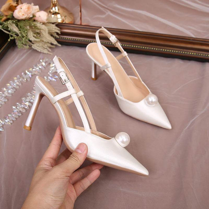 Elegant Pointed-Toe Stiletto Sandals for Women - Dio Kollections