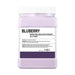 Purple jelly mask container with label on a white background