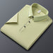 Cotton Short-sleeved Polo Shirt Men's Business Casual Lapel Solid Color Shirt - Dio Kollections