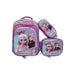 Set of Frozen-themed backpack and pencil case on a white background