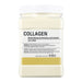 Collagen jelly mask container with label on a white background