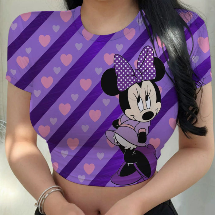 Dio Golden Disney Stitch Crop Top - Dio Kollections