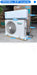 Hisense air conditioner with dimensions and specifications displayed on a cardboard box.