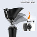 Adjustable horse saddle bowl with a range of 35° to 75° on a light gray background.