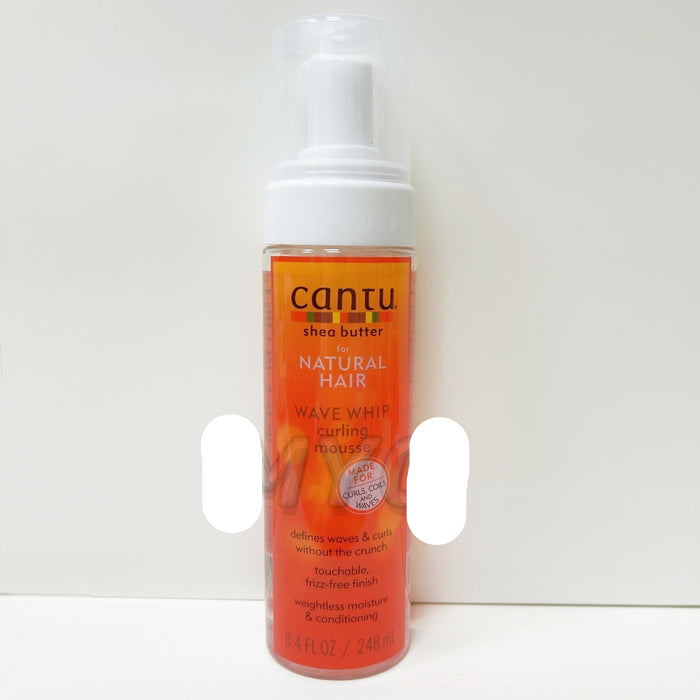 Cantu shea butter natural hair product on a white background