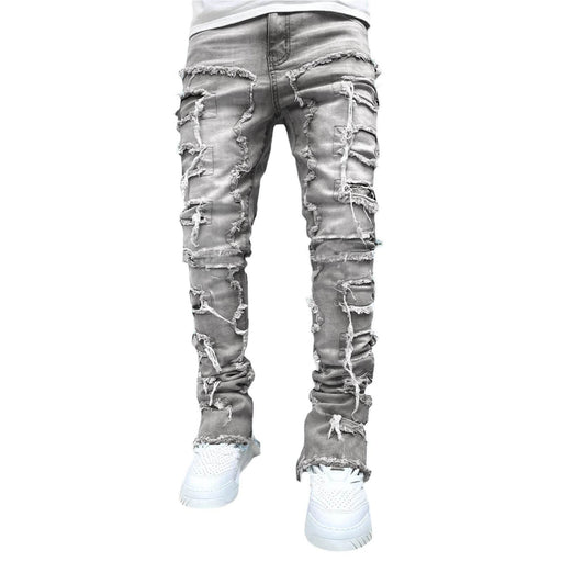 Dio New Men's Denim Straight Pants Street Fashion Stretch Straight Pants - Dio Kollections