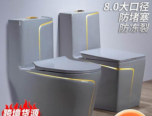 Creative Ceramic Siphon Whirlpool Pumping Anti-odor Pipe Sitting Toilets - Dio Kollections