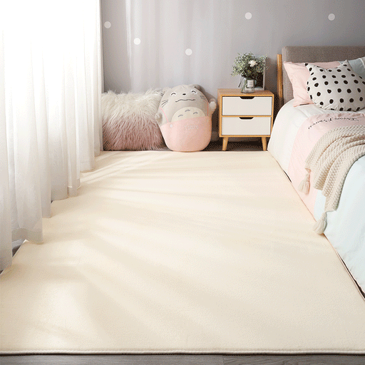 Coral Fleece Square Plush Carpet for Bedroom and Living Room - Dio Kollections