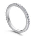 S925 Silver Women's Sterling Row Ring Same Row Diamond Zircon Women's Silver Ring Z+2 1/2 - Dio Kollections