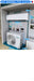 Air conditioning unit with dimensions and specifications displayed on a white background