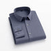 Size 48 Men's Long Sleeve Business Workwear Anti-Wrinkle Suit Stretch Breathable Shirt - Dio Kollections