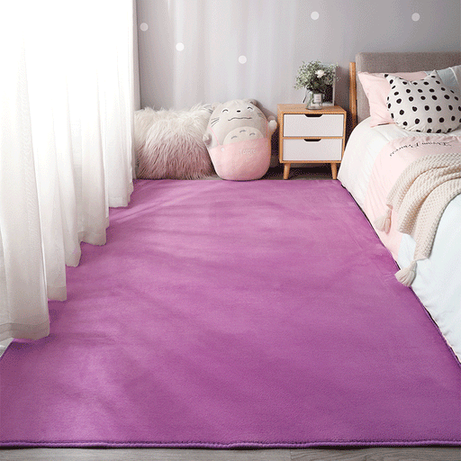 Coral Fleece Square Plush Carpet for Bedroom and Living Room - Dio Kollections