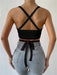 Dio Summer Criss Cross Sleeveless Backless Rib Knit Camisole Club Party Streetwear Top. - Dio Kollections