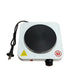 Single hot plate with power cord on a white background