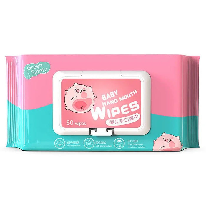 Soft Skin Disposable 80 Baby Wipes Hand Wet Tissue Baby