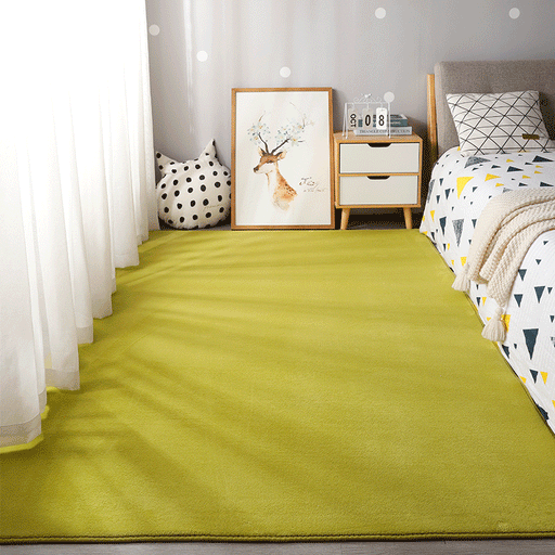 Coral Fleece Square Plush Carpet for Bedroom and Living Room - Dio Kollections