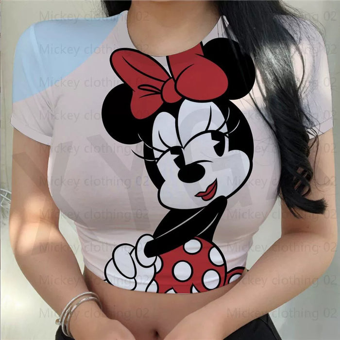 Dio Golden Disney Stitch Crop Top - Dio Kollections