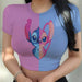 Dio Golden Disney Stitch Crop Top - Dio Kollections