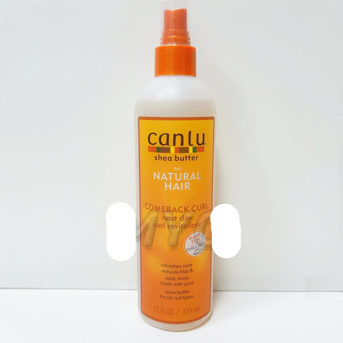 Canlu shea butter for natural hair product bottle on a white background