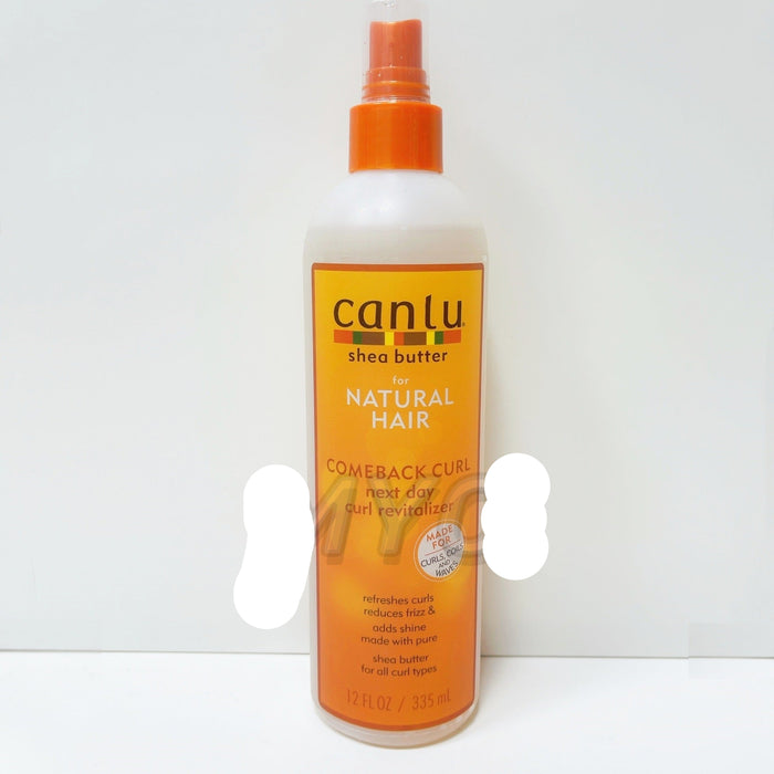 Canlu shea butter for natural hair product bottle on a white background