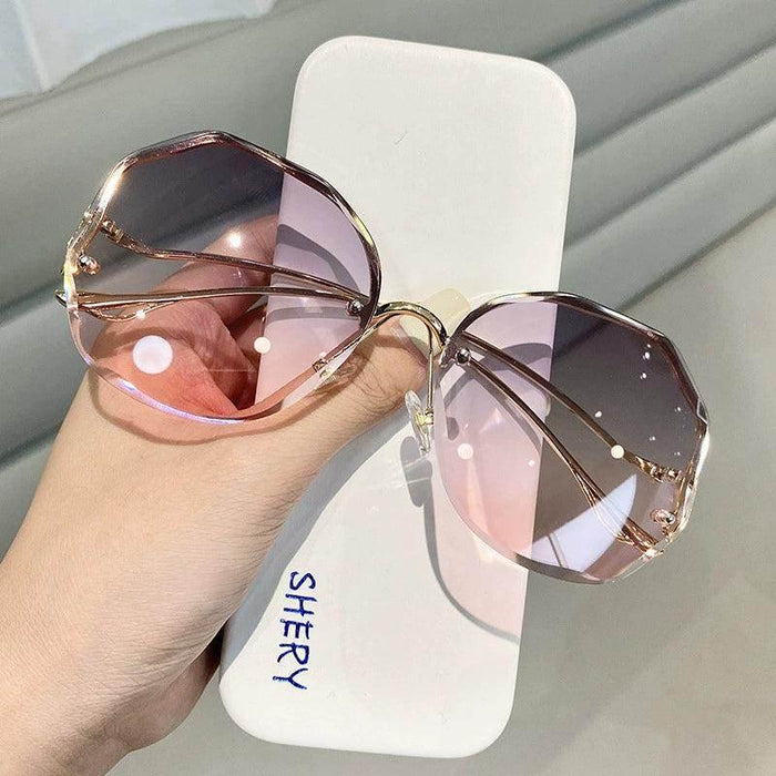 Dio Gradient Designer Vintage Pilot Retro Shades Cutting Lens Sunglasses - Dio Kollections