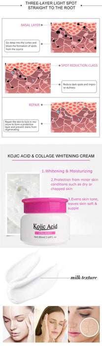 Tritic Acid Cream - Brightening & Hydrating Kojic Acid Moisturizer (80ml) - Dio Kollections