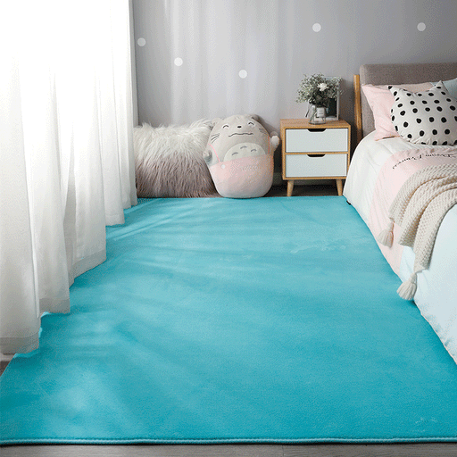 Coral Fleece Square Plush Carpet for Bedroom and Living Room - Dio Kollections