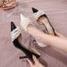 Dio Stiletto Pearl Fairy Tale Wedding Bridesmaid Bridal Shoes - Dio Kollections