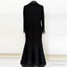 Dio Fashionable Elegant Mermaid Beaded Suit Collar Dress Blazer - Dio Kollections