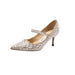 Dio Crystal Queen Apricot Stiletto Wedding Pumps - Dio Kollections