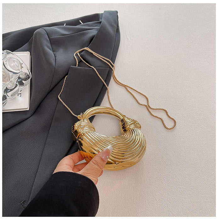 Clutch Bag Women Fashion Western Style Personality Trendy Handbag Crescent Bag