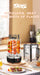 ESP rotisserie oven shown in a kitchen setting with food skewers cooking inside and a separate metal chamber beside it. The scene includes promotional text and the ESP brand logo.