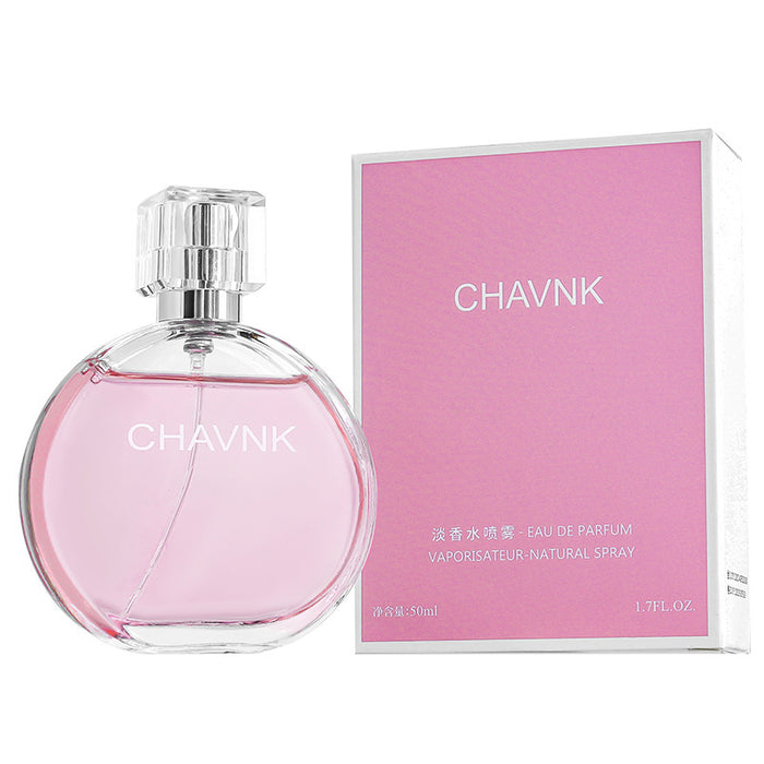 Chavnk perfume bottle and packaging on a white background