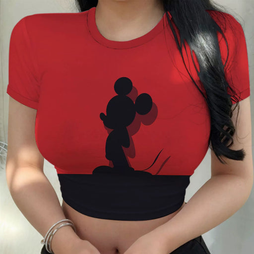 Dio Golden Disney Stitch Crop Top - Dio Kollections