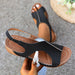 Dio Hollow Out Toe Round Toe Beach Roman Sandals - Dio Kollections