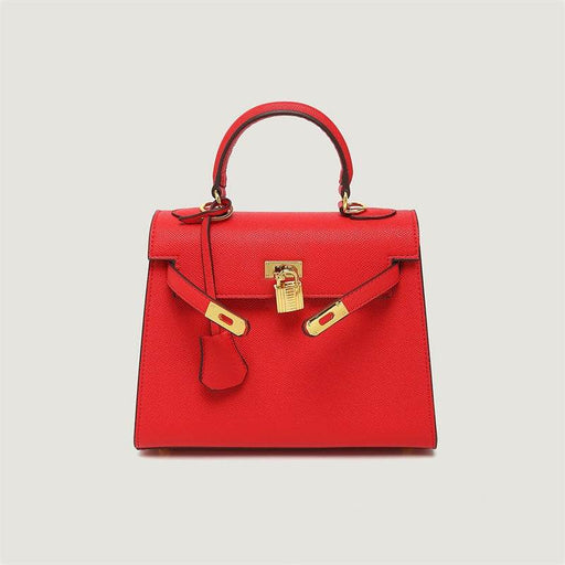 Dio Kelly Trapezoid Palm Print Handbag - Versatile Shoulder Bag - Dio Kollections