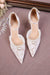 Elegant Lace Pearl High Heels for Brides - Dio Kollections