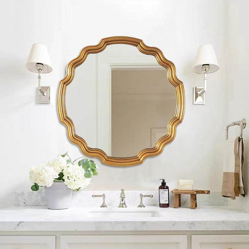 Led Retro Decorative Mirror Shape Dressing Wall Hanging Mirror - Dio Kollections