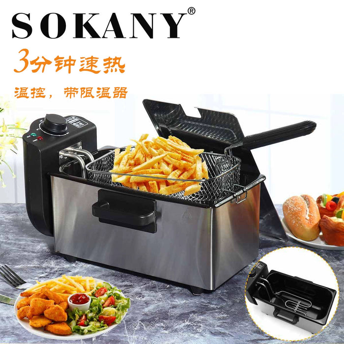 Dio SOKANY 800 3L Electric Household Multifunctional Deep Fryer - Dio Kollections