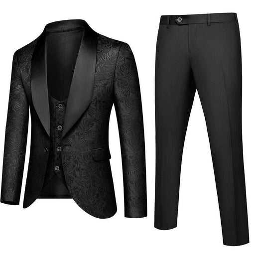 Dio Wedding Party Men 3-Piece Slim Suit Set - For Groom - Dio Kollections