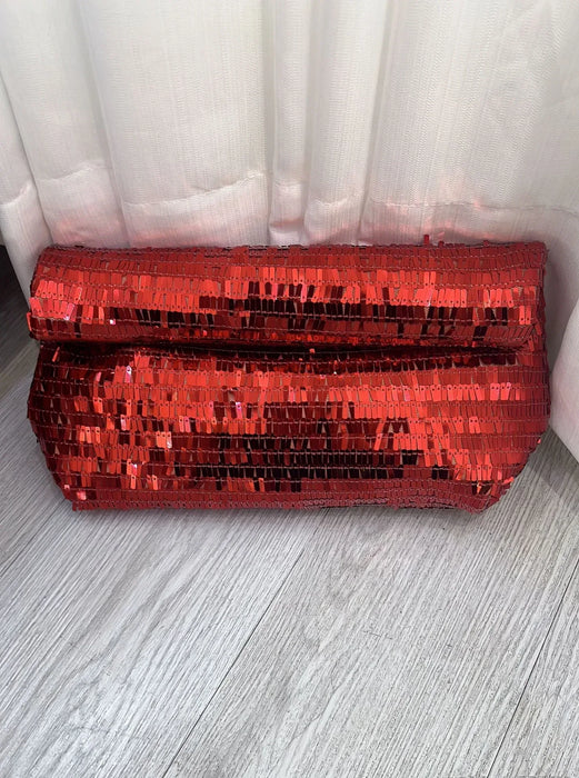 Ultra-Shiny Sequin Clutch Bags French Beaded Evening Handbags