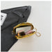 Trendy Oval Acrylic Box Bag with Chain Strap - Dio Kollections
