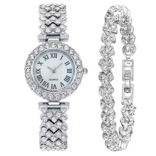 Dio Diamond Set Roman Quartz Women's Watch Bracelet - Dio Kollections