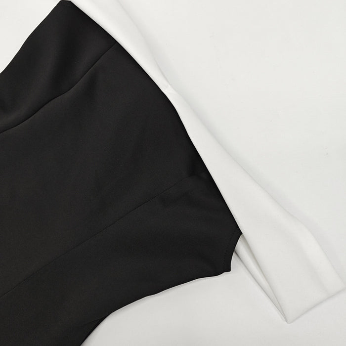 Black fabric on a white background