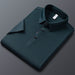 Cotton Short-sleeved Polo Shirt Men's Business Casual Lapel Solid Color Shirt - Dio Kollections