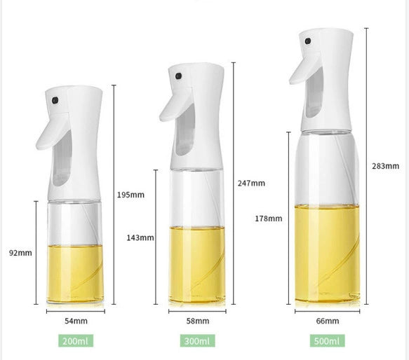 Dio 200ml 300ml 500ml Oil Spray Bottle Kitchen Cooking Olive Oil Dispenser Camping BBQ Baking Vinegar Soy Sauce Sprayer Containers - Dio Kollections